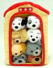 【中古】ぬいぐるみ ドッグハウスセット(8体セット) ぬいぐるみ ミニ(S) 「ディズニー TSUM TSUM -ツムツム-」 ディズニーストア限定