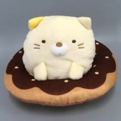 [중고] 봉제 장난감 고양이 도넛 봉제 장난감 BIG [스미코 구라시]