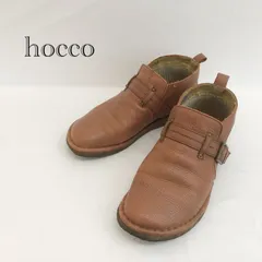 HOCCO ホッコ  ベルト使いコンフォートシューズ  4001 CA  ショートブーツ レザーシューズ M キャメル スリッポン レディース 靴 _232068のサムネイル