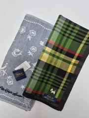 【新品】POLO RALPH LAUREN メンズハンカチ & タオルハンカチ セット