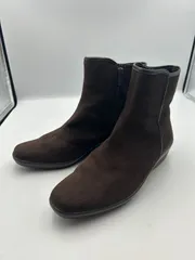 TOP DRY（アサヒトップドライ）レインシューズ　ゴアテック　防水性　ダークブラウンスエード　サイズ24　超美品　【11272-2】のサムネイル
