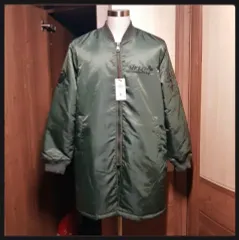 - レディース77 95 /新品/ ディズニー MA-1 ロング パイロットジャンパー キルティング アウター//トゥー- 할