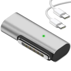 USB Type C Magsafe3 対応140W 電源アダプタ 磁気充電 T-Tip互換 Mac 充電器 2021 MacBook Pro M1 Pro & Maxチップ搭載の14