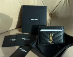 YVES SAINT LAURENT イヴ・サンローラン ゴールド カードウォレット フルセット (正規品)