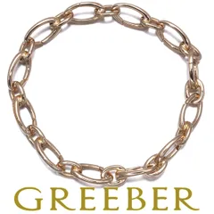 ティファニー ブレスレット チェーン K18PG #187246