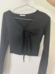 リボン ボレロ カーディガン