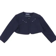 familiar ボレロ ジャケット ネイビー ウール  ファミリア