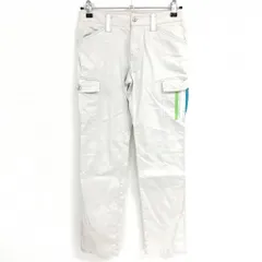 アディダス パンツ ライトベージュ ポケット上3ライン 膝・裾・膝裏汚れ レディース S/P ゴルフウェア adidas