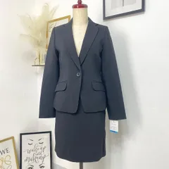 新品 美ライン レディース 洗える ストレッチ スーツ ブラック