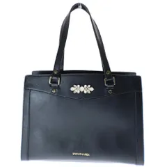 Samantha Vega (サマンサベガ) スクエアビジュー 2WAY トート ショルダーバッグ ブラック