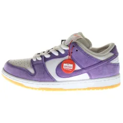 NIKE SB (ナイキエスビー) DUNK LOW PRO ISO ORANGE RABEL ダンク プロ ISO オレンジレーベル ローカットスニーカー ホワイト/パープル US8.5/26.5cm DV5464-500