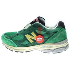 New Balance (ニューバランス) M990GG3 V3 ローカットスニーカー グリーン/イエロー US9.5/27.5cm
