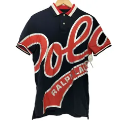 ポロラルフローレン POLO RALPH LAUREN BIG LOGO 鹿の子 ポロシャツ メンズ import：XS 