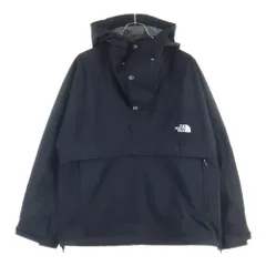 THE NORTH FACE (ザノースフェイス) WINDJAMMER ロゴ刺繍 ウィンドジャマージャケット ブラック NP12036