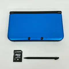 【液晶ヤケなし/動作品】 Nintendo 3DS LL Blue x Black SPR-001  任天堂 ニンテンドー3DSLL ブルーxブラック　ゲーム機 本体