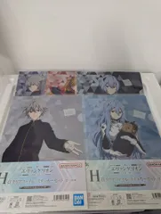 一番くじ　エヴァンゲリオン　H賞　クリアファイル　ステッカー　綾波レイ　アスカ　渚カヲル
