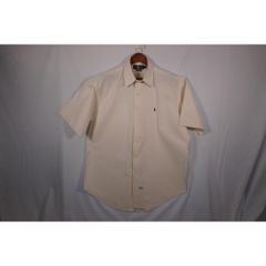 ラルフローレン 半袖シャツ ボタンダウン クリーム 生成り 100%コットン 越境販売