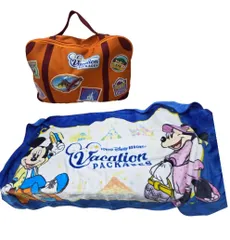 2 S02263 Disney  ディズニー ブランケット バケーションパッケージ キャラクター  非売品 美品