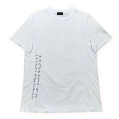 新品同様］モンクレール サイドライン Tシャツ ホワイト サイズM 