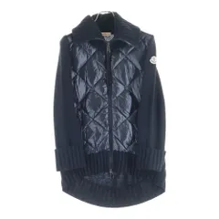 MONCLER (モンクレール) 20AW CARDIGAN TRICOT ニットドッキング ダウンジャケット ネイビー F20939B51600 A9197 レディースのサムネイル
