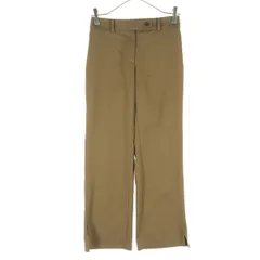 PLST プラステ ストレート スラックスパンツ XXS ブラウン レディース 古着