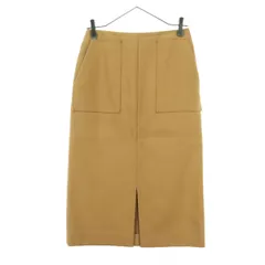 Demi-Luxe BEAMS デミルクスビームス 日本製 ミモレ丈 タイトスカート 38 ブラウン系 レディース 古着