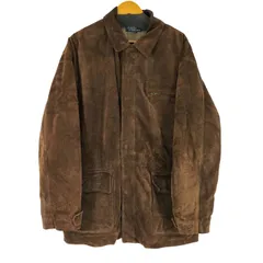 ポロバイラルフローレン Polo by RALPH LAUREN 90S スエード カーコート メンズ import：M 