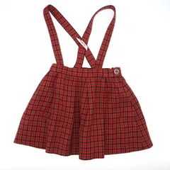 familiar スカート レッド ウール アクリル ファミリア 子供服 キッズ服 入学式