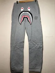 042022  A BATHING APE シャーク スウェット パンツ M グレー 001PTJ801016M  アベイシングエイプ