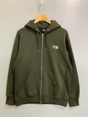 【中古品】THE NORTH FACE ザ・ノースフェイス SQUARE LOGO FULL ZIP HOODIE NT62232 スクエアロゴ フルジップフーディートップス パーカー 【144-260222-kk-25-min】