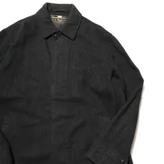 90's アバクロンビー&フィッチ ウール バルカラーコート (XL) 濃灰 ステンカラーコート 90年代 旧タグ オールド Abercrombie & Fitch アメリカ古着 USED ビンテージ ヴィンテージ