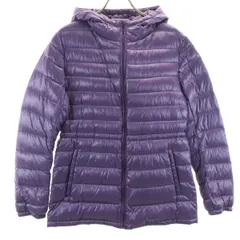 UNIQLO ユニクロ ウルトラライトダウンジャケット M パープル 収納袋付き レディース 古着