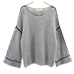 BEAMS HEART ビームスハート 長袖 セーター グレー ニット レディース 古着