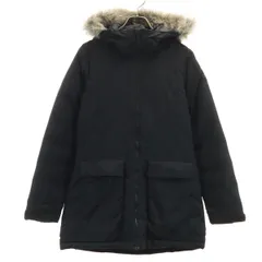 adidas アディダス 中綿コート L ブラック レディース 古着