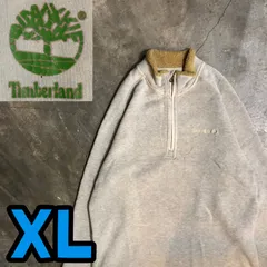 T7625 Timberland ハーフジップ　スウェット　アメカジ
