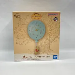 【中古】バンダイ 一番くじ くまのプーさん Cozy Winter Days A賞 ウォールクロック 未開封品[97]