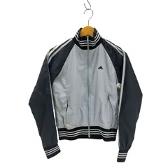 アディダス adidas 00S Clima365 パフォーマンスロゴ 刺繍 アーム スリーストライプ トラック ジャケット 2007年製 レディース JPN：M 