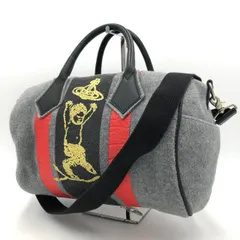 ヴィヴィアンウエストウッド Vivienne 2WAY ボストンバッグ グレー