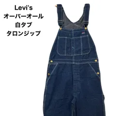 Levi's リーバイス オーバーオール 白タブ タロンジップのサムネイル