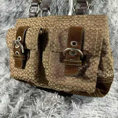COACH コーチ 3646 ショルダー トートバッグ ブラウン レディース 　YS26B-123