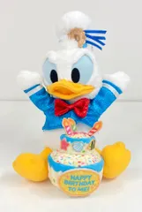 東京ディズニーリゾート ぬいぐるみバッジ HAPPY BIRTHDAY TO ME! ドナルド&ケーキ 2024