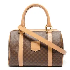 CELINE セリーヌ ショルダーバッグ ボストンバッグ マカダム PVC 2WAY【中古】