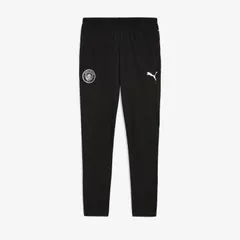 【送料無料・匿名配送】PUMA プーマ マンチェスター・シティ 25/26 トレーニングパンツ ロングパンツ トラックパンツ ジャージ 黒（プーマブラック）銀（プーマシルバー）新品 正規品 並行輸入 日本未発売