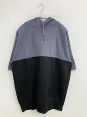 Chip Clip チップクリップ パーカー M パープル コットン 無地 プルオーバー 半袖