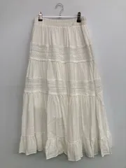 nugu ヌグ ロングスカート free ホワイト