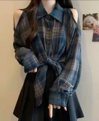 オフショルダー シャツ