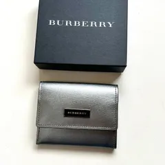 バーバリー　BURBERRY 小銭入れ　コインケース　シルバー　ノバチェック