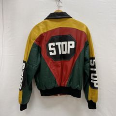 カラフル➇レザージャケット L オールド 古着 YKK - メルカリ