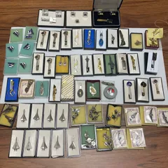 【極希少・80点超】航空自衛隊＆民間航空 ヴィンテージ ネクタイピン カフス 大量まとめ売り 1960-70年代 当時物 コンコルド/DC-10/金文堂製など