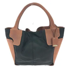 JIL SANDER ジルサンダー ハンドバッグ  ナイロン×レザー    ブラック/ブラウン メンズ / 241011012558のサムネイル